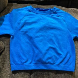 SHEIN Yoga Basic Solid Raglan Sleeve Crop Tee